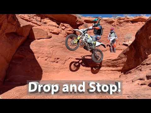 Drop and Stop!  First Minutes on the 2019 Husky TE300i