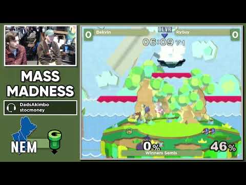 Mass Madness 43 SSBM - Bekvin (Ice Climbers) vs. RyGuy (Falco) - Melee WSF