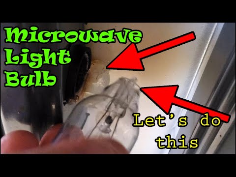 How to REPLACE microwave LIGHT BULB Whirlpool new and super EASY instructions