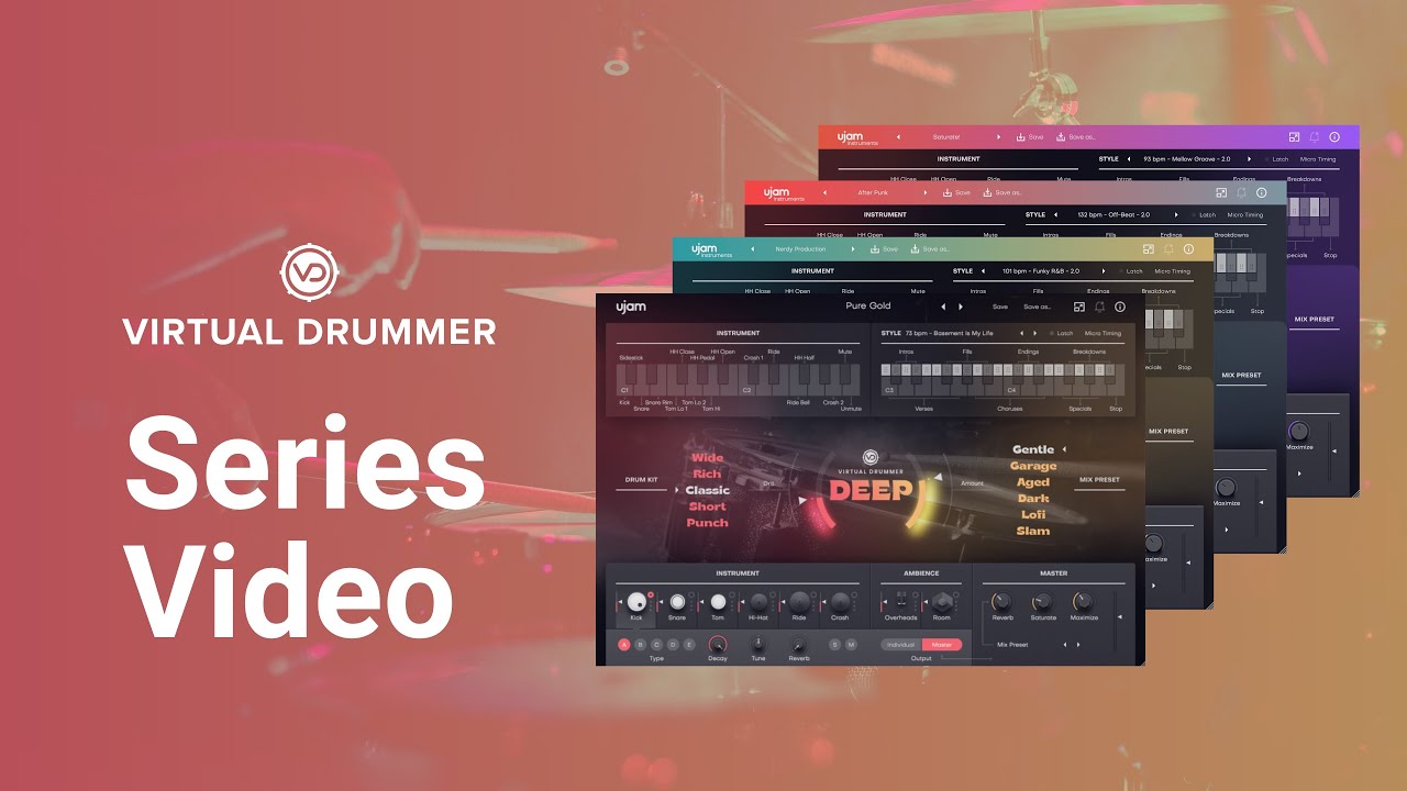 UJAM Virtual Drummer | Authentic Pro Drums Plug-Ins