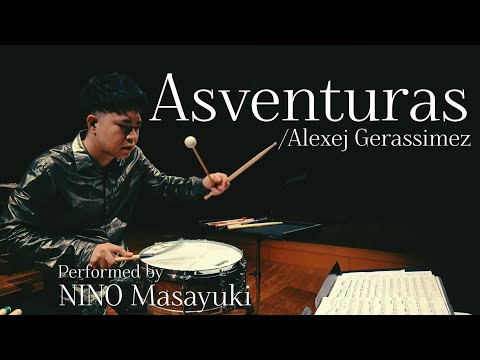 Asventuras for solo snare drum / Alexej Gerassimez
