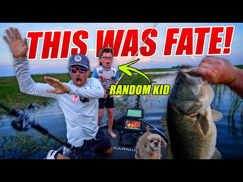 THIS WAS FATE! - Taking a Random Kid Fishing! (Random Acts of Kindness)