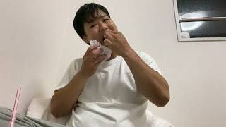 【元力士】和風チキンカツバーガーとチーズチキンフィレバーガーとLフライドポテト２つを喰らう【夜飯】