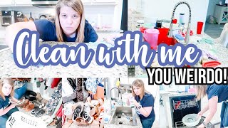 Clean with me, you WEIRDO you | CLEANING MOTIVATION 2024 | HAPPY HOMEMAKING