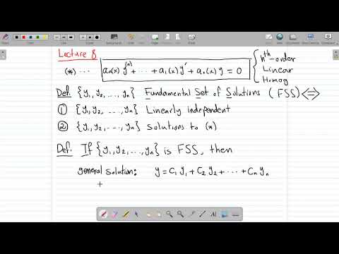 MATH 205-S2020 | Lecture 8