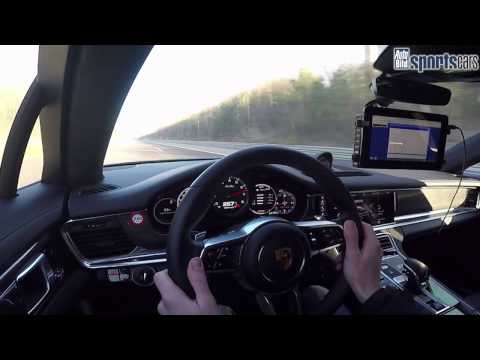0-276 km/h: 2017 Porsche Panamera Turbo! Launch Control / Acceleration / Tacho -AUTO BILD SPORTSCARS