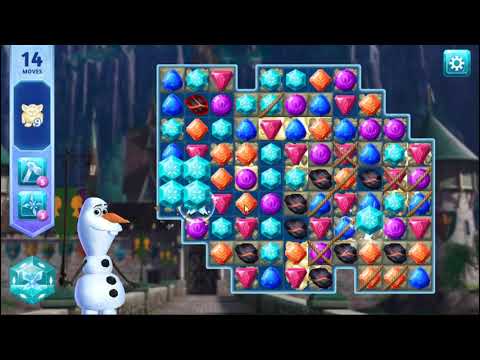 Disney Frozen Adventures Level 146 - NO BOOSTERS ❄️👸⛄ | SKILLGAMING ✔️
