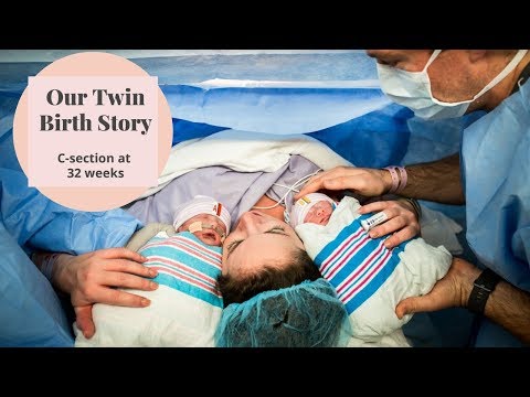 Our Twin Birth Story | The emergency delivery of our twin girls