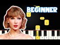 Don’t Blame Me - Taylor Swift | Beginner Piano Tutorial | Easy Piano