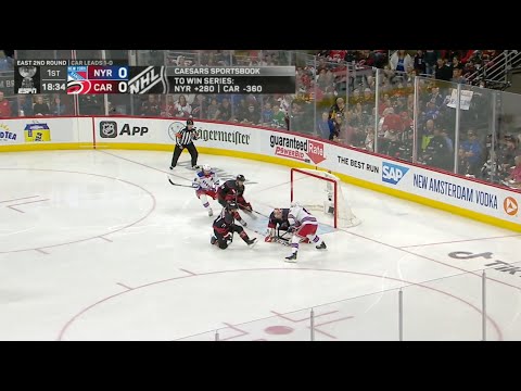 2022 Stanley Cup Playoffs. Rangers vs Hurricanes. Game 2 highlights