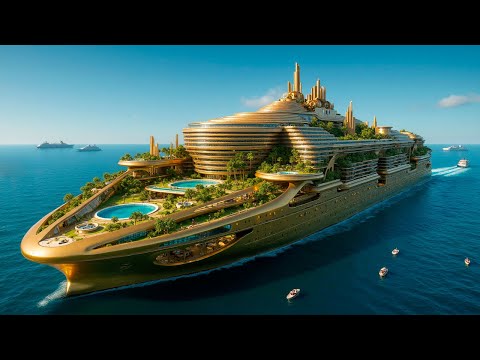 Das NEUE GRÖSSTE 20-Milliarden-Dollar-Schiff der Welt hat alle Rekorde gebrochen!