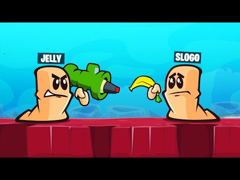 I Trolled SLOGO With A ROCKET LAUNCHER! (Worms)