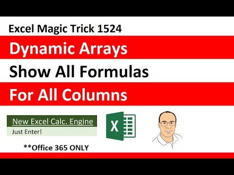 Comprehensive Excel Dynamic Array Formula Lesson The Power of Array Formulas EMT 1516