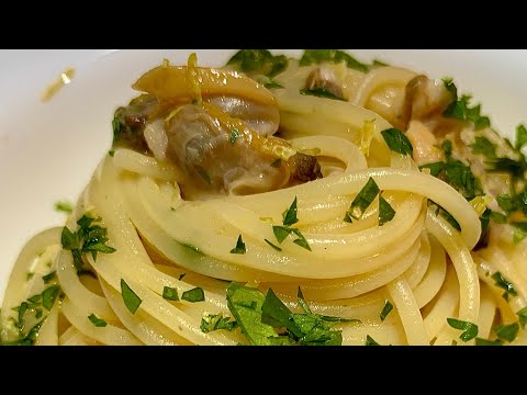 Spaghetti alle vongole marinate #chefziopietro #spaghettiallevongole