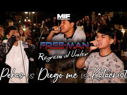 PEKAS vs DIEGO MC vs KATACRIST :8VOS - FREE-MAN Central #01