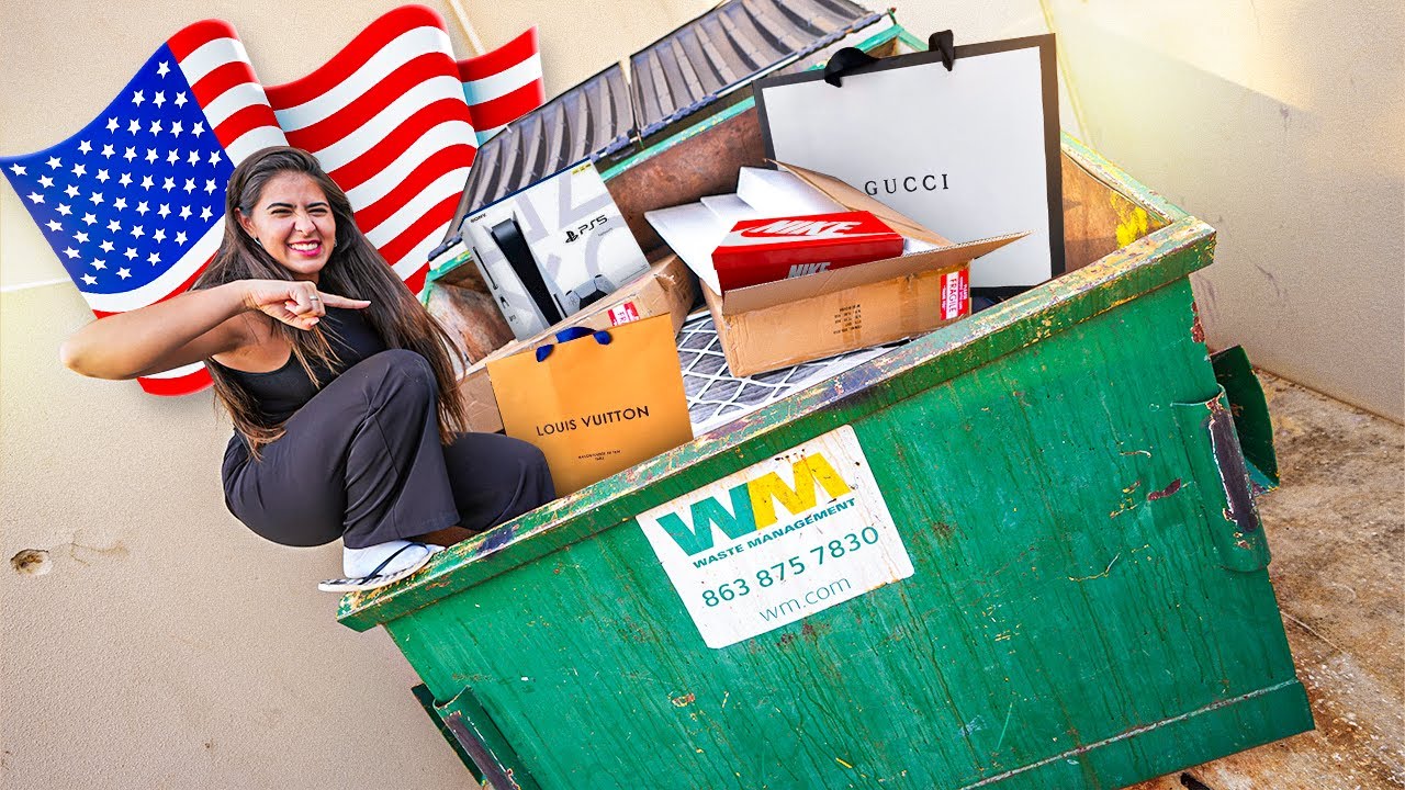 TUDO QUE ACHEI NOS LIXO DOS ESTADOS UNIDOS *dumpster diving*