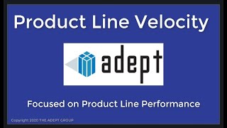 Product Line Flow and Maximizing its Velocity