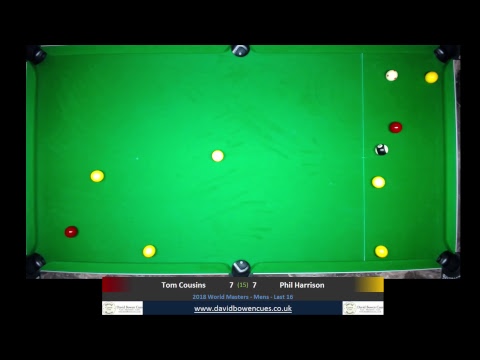 2018 World Masters -  Mens  - Last 16 - Tom Cousins v Phil Harrison