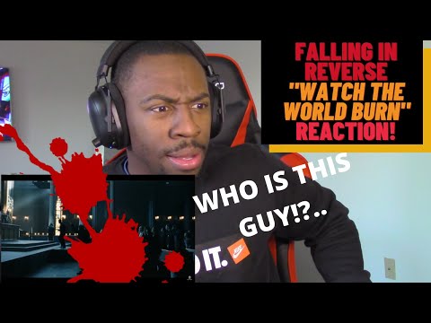 {WHOA IDEK WHAT I JUST SEEN!} FALLING IN REVERSE "WATCH THE WORLD BURN" (FIRST REACTION)