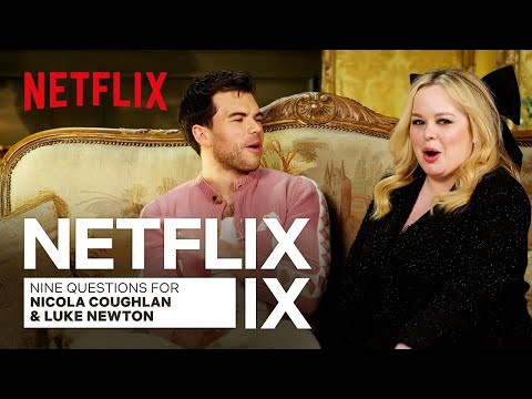 afbeelding Nicola Coughlan & Luke Newton on Funny Set Moments, First Kisses, and Being Besties | Netflix