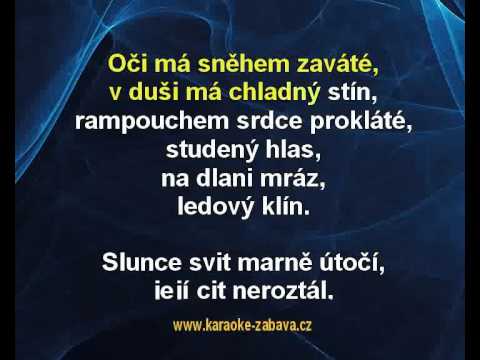 Karel Gott - Oči sněhem zaváté (karaoke KLIP)