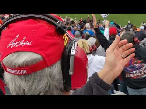 Ross Chastain's incredible wall ride full corner angle