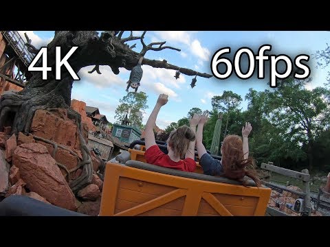 Big Thunder Mountain Railroad on-ride 4K POV @60fps Walt Disney World's Magic Kingdom