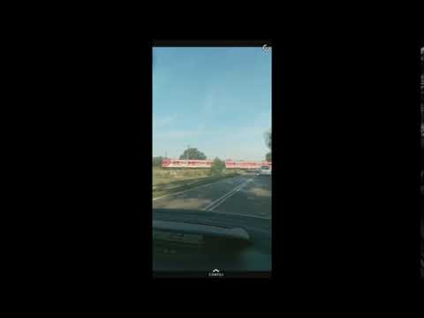 EN 57 JEDZIE. ROBI KOREK. WOLBROM. KIBEL