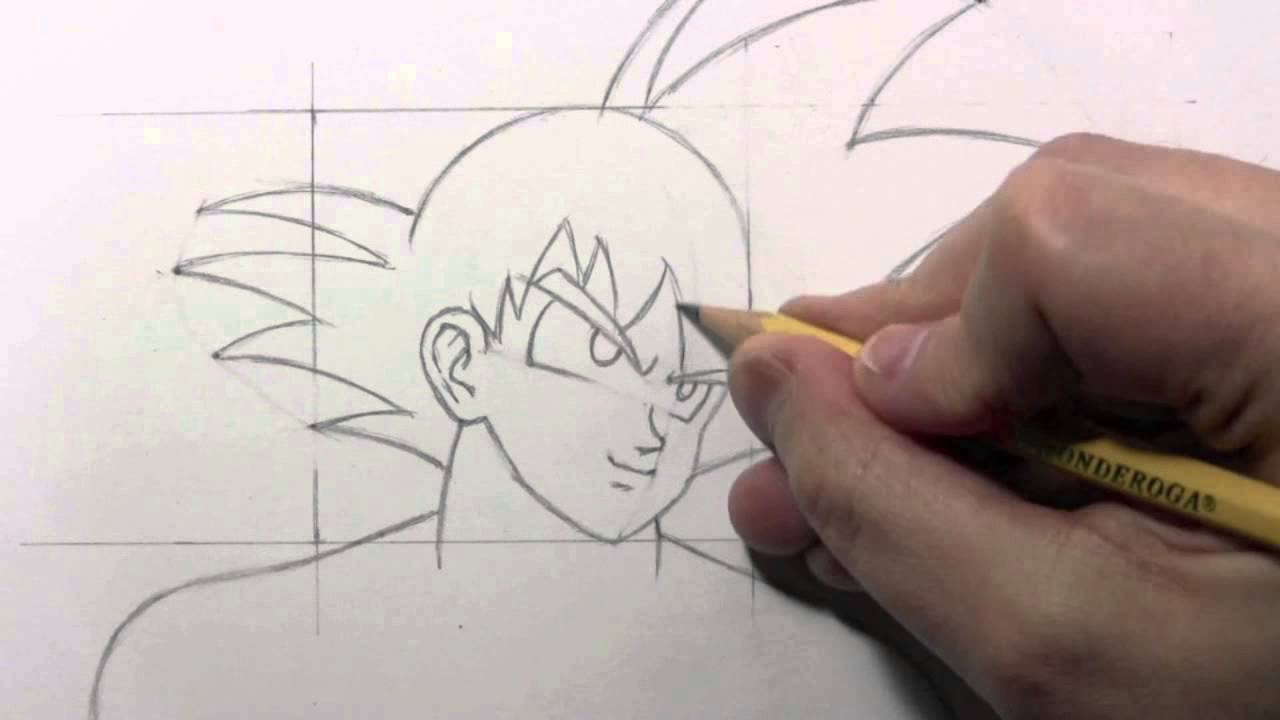 Drawing Time Lapse: Goku from 