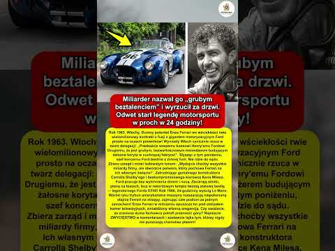 Ferrari wyśmiało Forda w twarz! Stworzyli potwora, który zniszczył ich w 24h 🔥