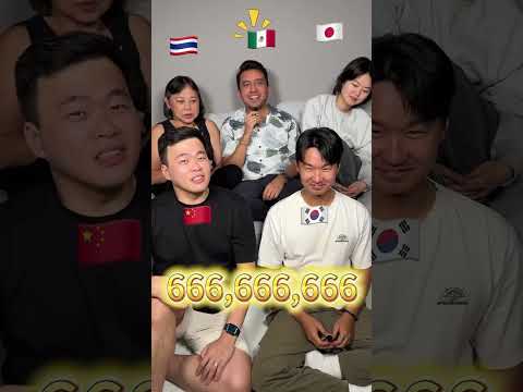 ¡Números en idiomas asiáticos! #idiomas #language #asia