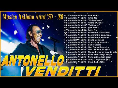 Le 20 migliori canzoni di Antonello Venditti || Antonello Venditti Greatest Hit 2023