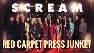 Scream (2022) | Red Carpet Press Junket | Ghostface Intro | Paramount Pictures