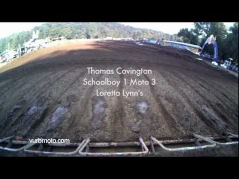 Loretta Lynn's 2010 - Schoolboy 1 Thomas Covington Helmet Cam
