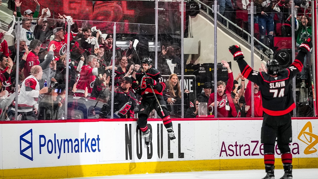 Ehlers highlight reel goal has the Canes up in Game 2!
