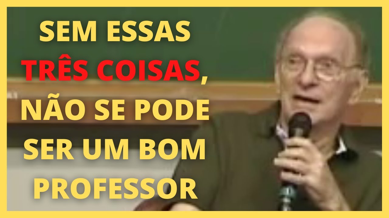 COMO SER UM BOM PROFESSOR DE MATEMÁTICA | Elon Lages Lima