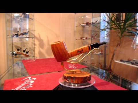 Pipa radica billiard fatta a mano - www.paronellipipe.it