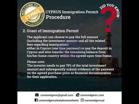 Cyprus Permanent Residence Permit Procedure