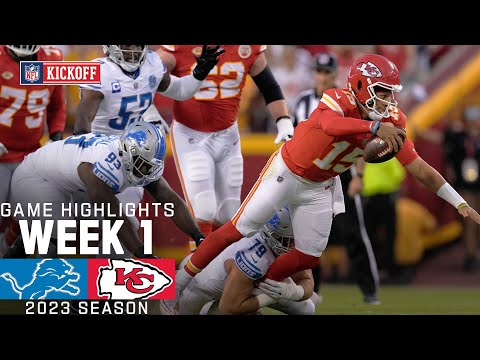 Detroit Lions vs. Kansas City Chiefs Game Highlights | NFL 2023 Week 1