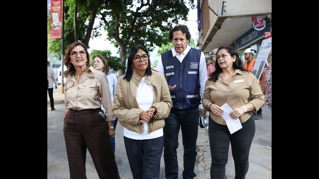 Delcy Rodríguez supervisa reconstrucción de viviendas en Chacao y Altamira, 31 agosto 2026