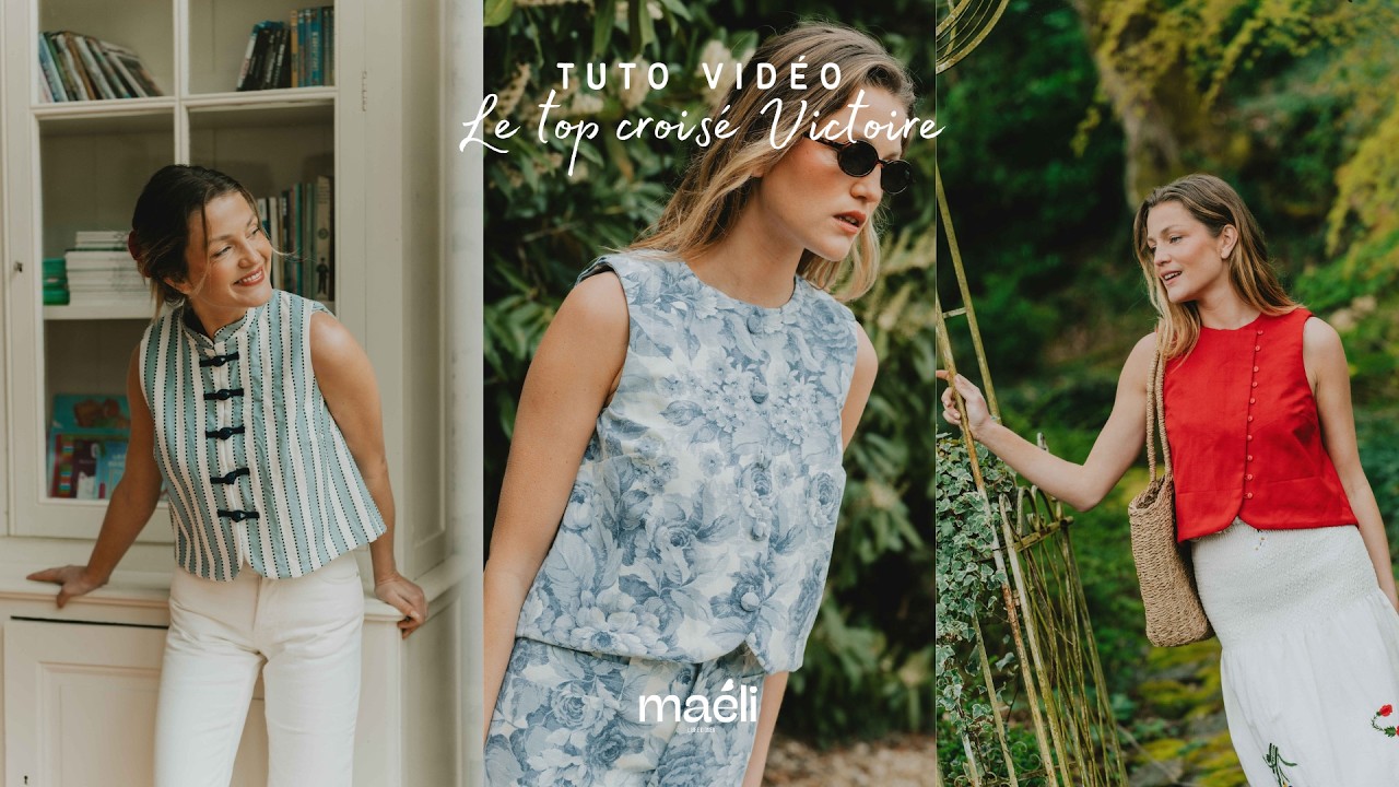 Patron top croisé Victoire - Calissone