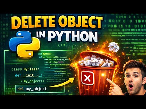Python Lecture 53 Delete Object From Python Code Del Keyword Enhancecodelearning