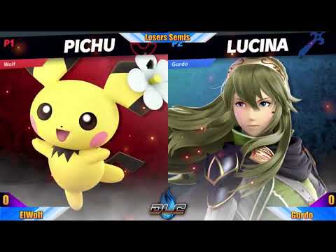 Ultimate SmashaPalooza #3: Losers Semis - ElWolf (Pichu) vs Gordo (Lucina)