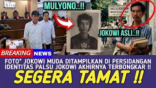 Download lagu SEGERA TAMAT ❗ FOTO' JOKOWI MUDA ASLI DITAMPILKAN DIPERSIDANGAN, IDENTITAS PALSU MULYONO TERBONGKAR mp3