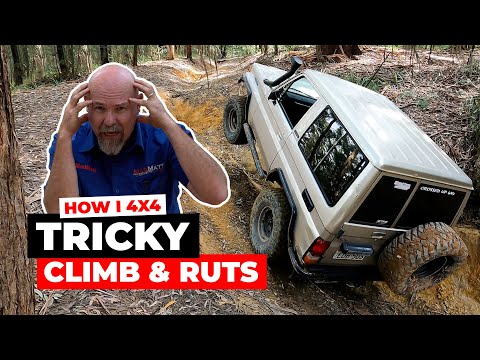 HOW I 4X4 a TRICKY OFF ROAD TRACK WITH A ROCK CLIMB and RUTS, I talk through my drive!