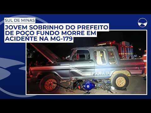 Jovem sobrinho do prefeito de Poço Fundo morre em acidente na MG-179