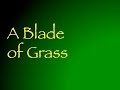 A Blade of Grass (with lyrics) 