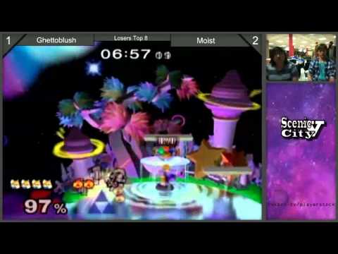 Scenic City V: Melee Singles - Ghettoblush(Fox) VS Moist(Sheik/Captain Falcon)