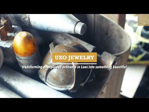 How UXO Jewelry is made in Laos.