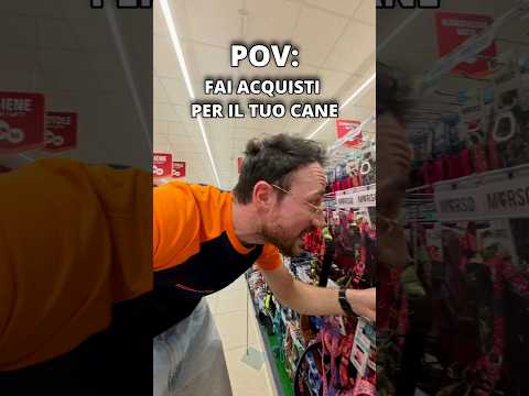 POV: Fai ACQUISTI per il tuo CANE #ironia #virale ##comicità #pov